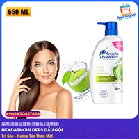 Dầu Gội HEAD & SHOULDERS Hương Thơm Táo (Chai 625ml)